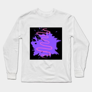 Splash art design Long Sleeve T-Shirt